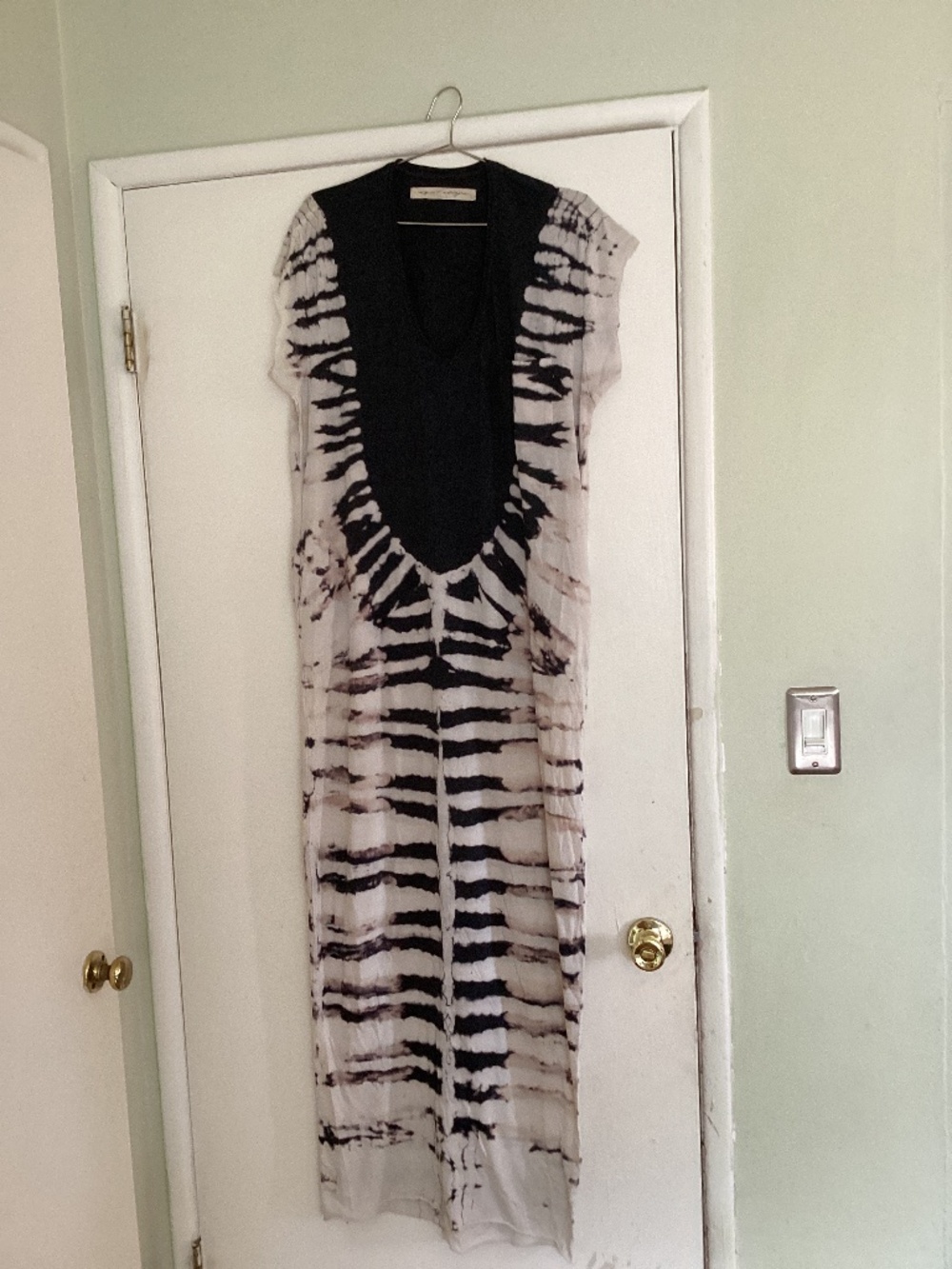 Miguel Allegra Hand Tie Dyed T Shirt dress new condition